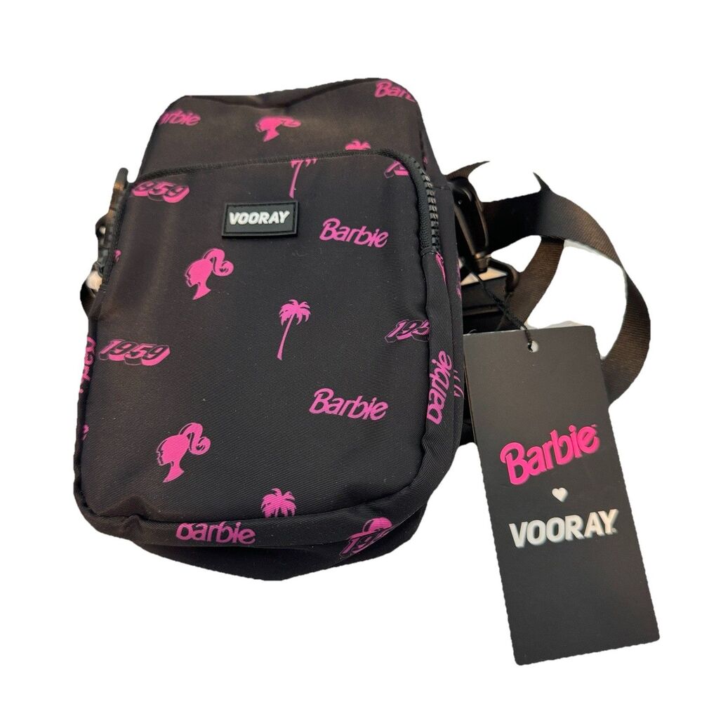 Barbiecore‎ Pink Crossbody Bag Vooray Summer Festival Y2K Adjustable Strap NWT